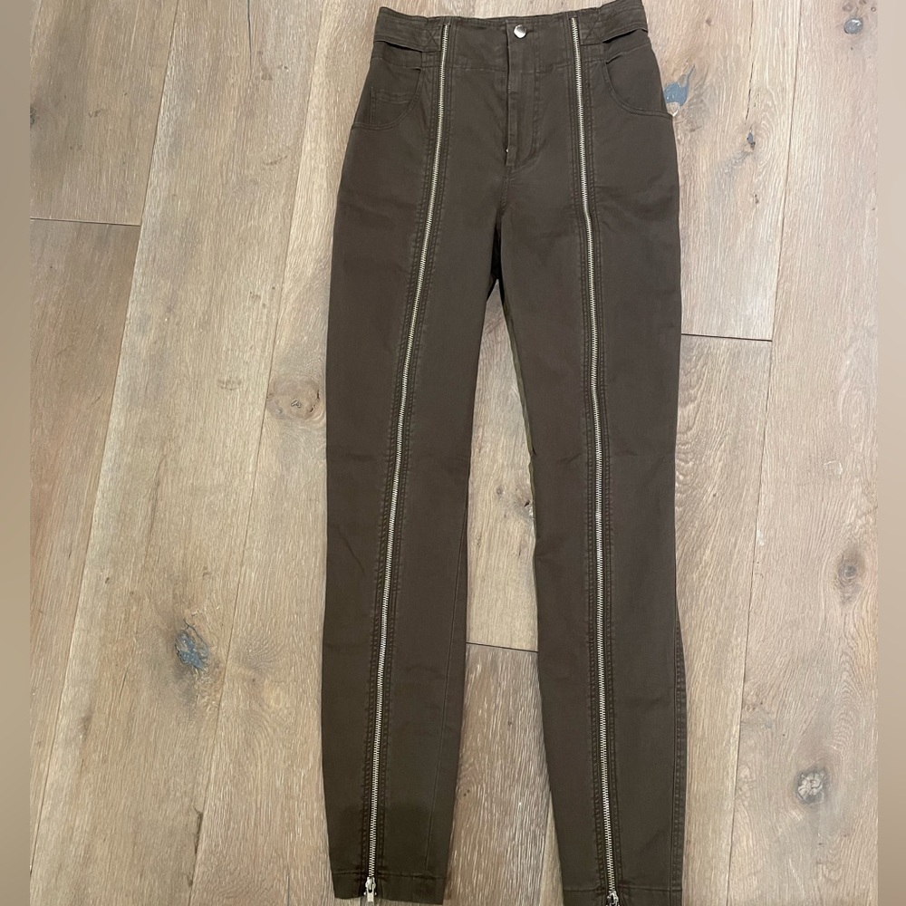 ALC couture Zander olive jeans
